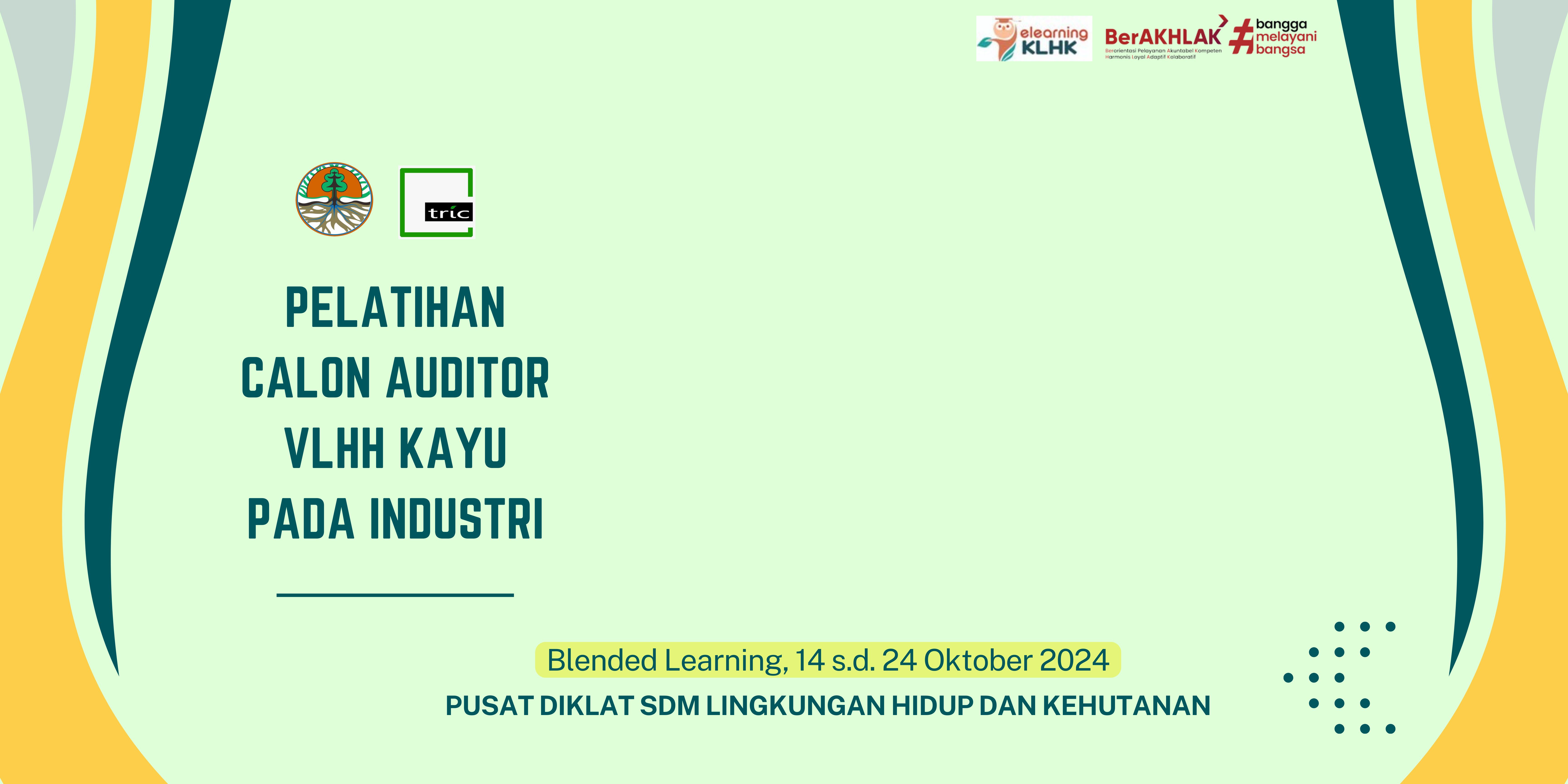 Pelatihan Calon Auditor VLHH Kayu pada Industri Kerjasama PT. TRIC