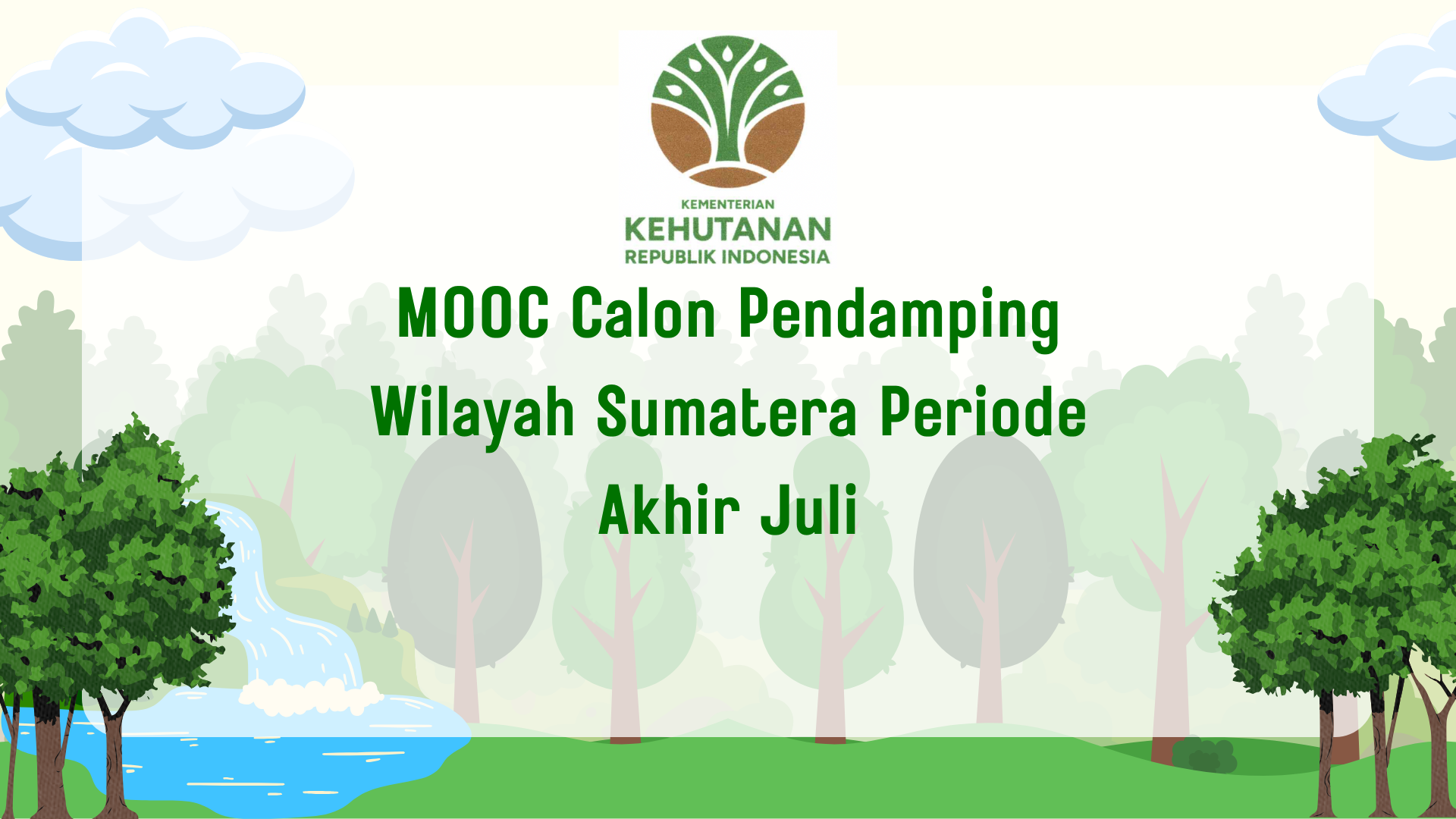 MOOC LMS Calon Pendamping Wilayah Sumatera Periode Akhir Juli